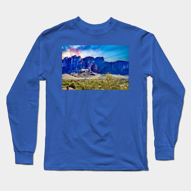 Good Morning Superstitions Long Sleeve T-Shirt by LarryNaderPhoto